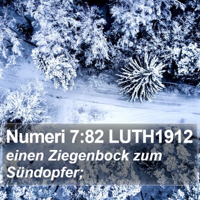 Numeri 7:82 LUTH1912 Bible Verse Image