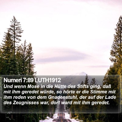 Numeri 7:89 LUTH1912 Bible Verse Image