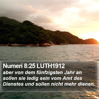 Numeri 8:25 LUTH1912 Bible Verse Image