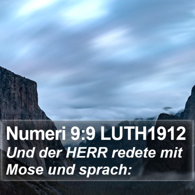 Numeri 9:9 LUTH1912 Bible Verse Image