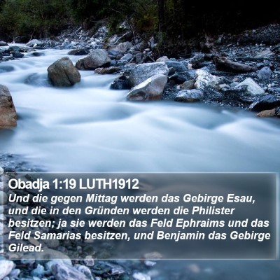 Obadja 1:19 LUTH1912 Bible Verse Image