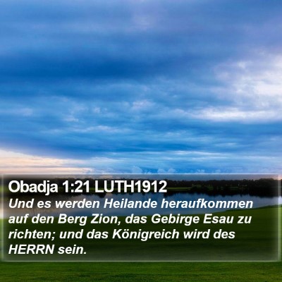 Obadja 1:21 LUTH1912 Bible Verse Image