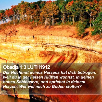 Obadja 1:3 LUTH1912 Bible Verse Image