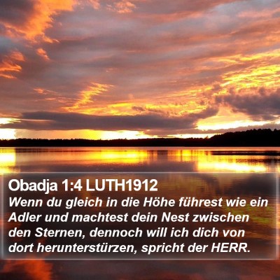 Obadja 1:4 LUTH1912 Bible Verse Image