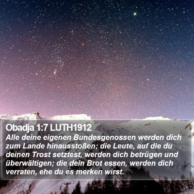 Obadja 1:7 LUTH1912 Bible Verse Image