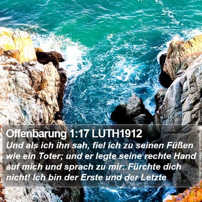 Offenbarung 1:17 LUTH1912 Bible Verse Image