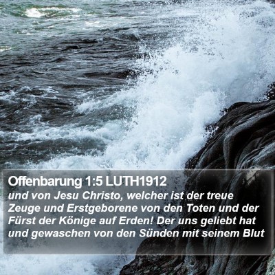 Offenbarung 1:5 LUTH1912 Bible Verse Image