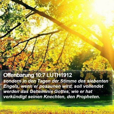 Offenbarung 10:7 LUTH1912 Bible Verse Image