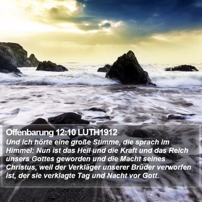 Offenbarung 12:10 LUTH1912 Bible Verse Image