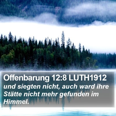Offenbarung 12:8 LUTH1912 Bible Verse Image
