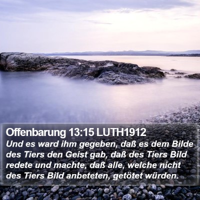 Offenbarung 13:15 LUTH1912 Bible Verse Image