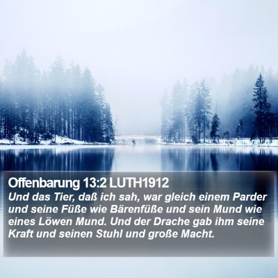 Offenbarung 13:2 LUTH1912 Bible Verse Image