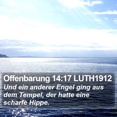 Offenbarung 14:17 LUTH1912 Bible Verse Image