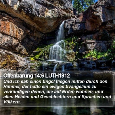 Offenbarung 14:6 LUTH1912 Bible Verse Image