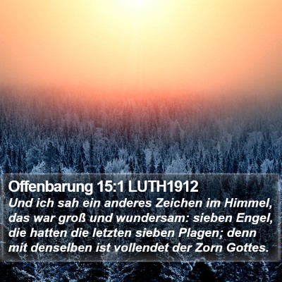 Offenbarung 15:1 LUTH1912 Bible Verse Image