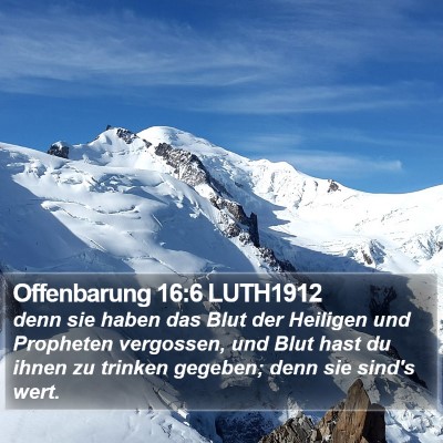 Offenbarung 16:6 LUTH1912 Bible Verse Image
