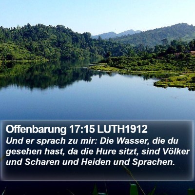 Offenbarung 17:15 LUTH1912 Bible Verse Image