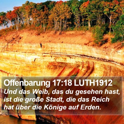 Offenbarung 17:18 LUTH1912 Bible Verse Image