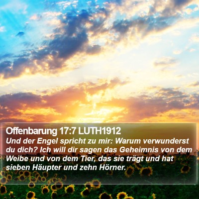 Offenbarung 17:7 LUTH1912 Bible Verse Image