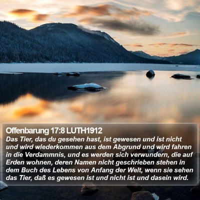 Offenbarung 17:8 LUTH1912 Bible Verse Image