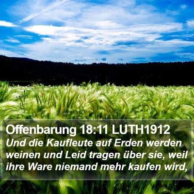 Offenbarung 18:11 LUTH1912 Bible Verse Image