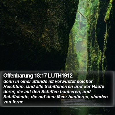 Offenbarung 18:17 LUTH1912 Bible Verse Image
