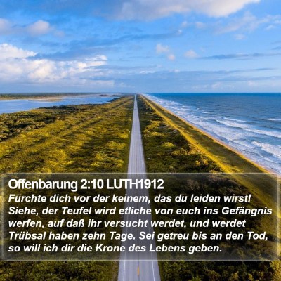 Offenbarung 2:10 LUTH1912 Bible Verse Image