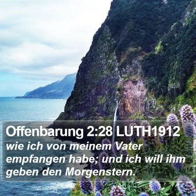 Offenbarung 2:28 LUTH1912 Bible Verse Image