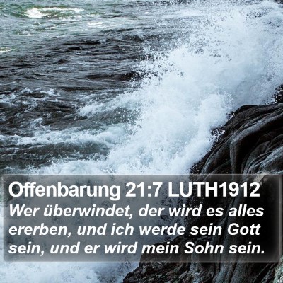 Offenbarung 21:7 LUTH1912 Bible Verse Image