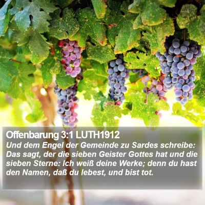 Offenbarung 3:1 LUTH1912 Bible Verse Image