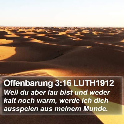 Offenbarung 3:16 LUTH1912 Bible Verse Image