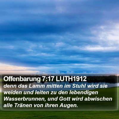 Offenbarung 7:17 LUTH1912 Bible Verse Image