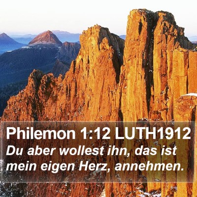 Philemon 1:12 LUTH1912 Bible Verse Image