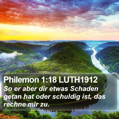 Philemon 1:18 LUTH1912 Bible Verse Image