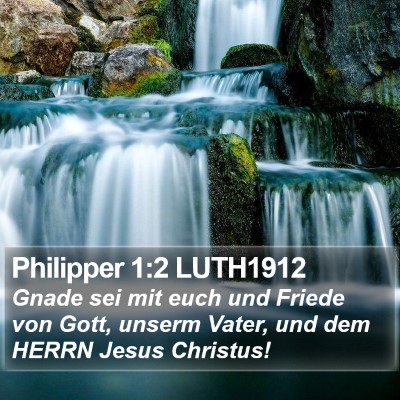 Philipper 1:2 LUTH1912 Bible Verse Image