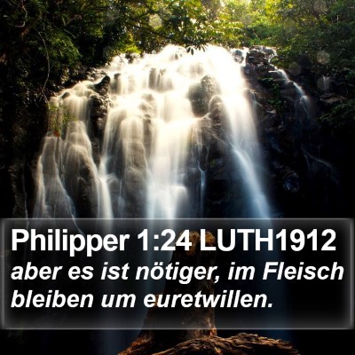 Philipper 1:24 LUTH1912 Bible Verse Image