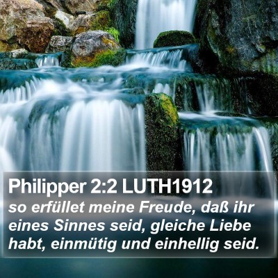 Philipper 2:2 LUTH1912 Bible Verse Image