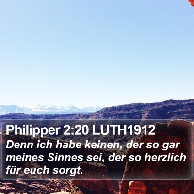 Philipper 2:20 LUTH1912 Bible Verse Image