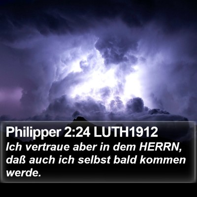 Philipper 2:24 LUTH1912 Bible Verse Image