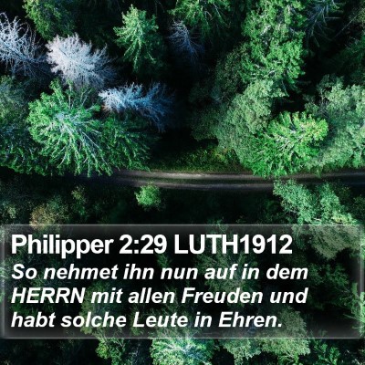Philipper 2:29 LUTH1912 Bible Verse Image