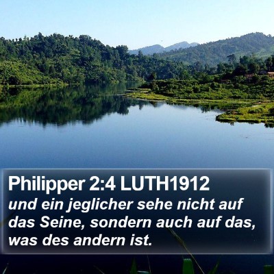 Philipper 2:4 LUTH1912 Bible Verse Image
