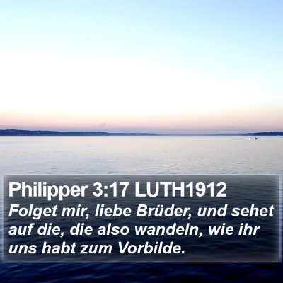 Philipper 3:17 LUTH1912 Bible Verse Image