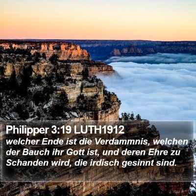 Philipper 3:19 LUTH1912 Bible Verse Image