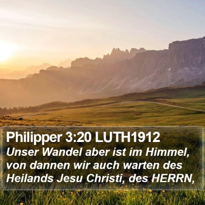Philipper 3:20 LUTH1912 Bible Verse Image