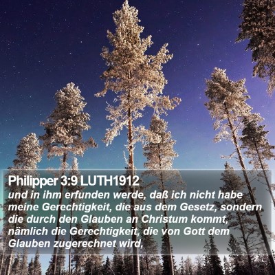 Philipper 3:9 LUTH1912 Bible Verse Image