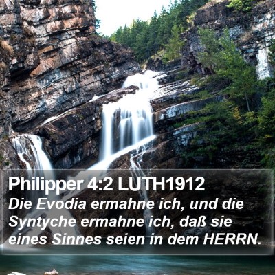 Philipper 4:2 LUTH1912 Bible Verse Image
