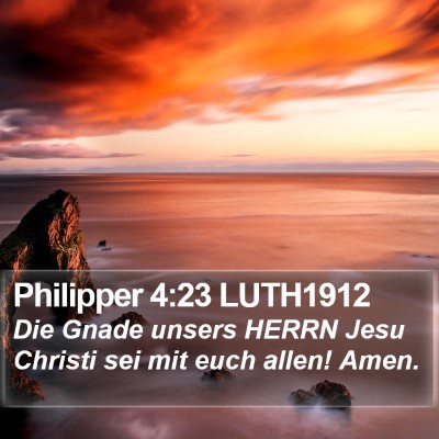 Philipper 4:23 LUTH1912 Bible Verse Image