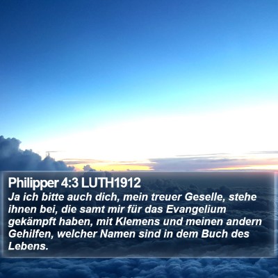 Philipper 4:3 LUTH1912 Bible Verse Image
