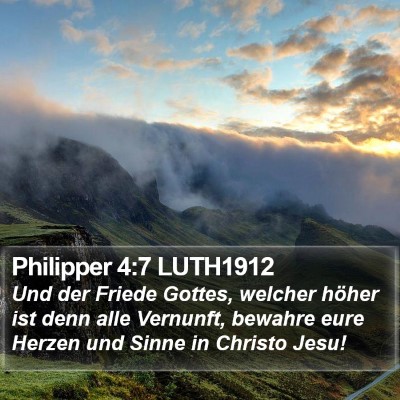 Philipper 4:7 LUTH1912 Bible Verse Image