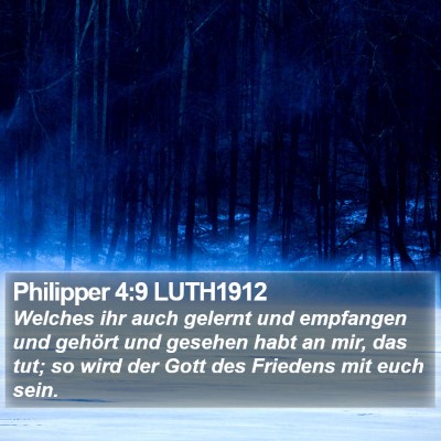 Philipper 4:9 LUTH1912 Bible Verse Image